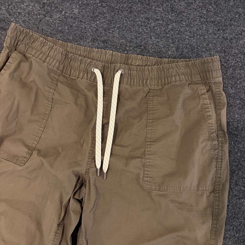 Vuori Ripstop Climber Pant Dark Oregano Green Mens Large Organic Cotton Stretch - Picture 4 of 8